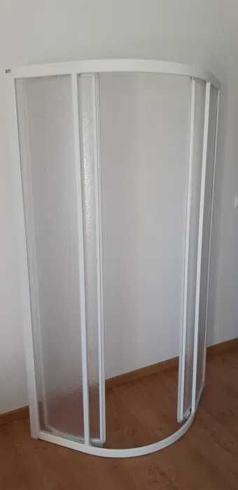Cabine de duche, circular, cabine e base incluido. 70 x 70.  Ja foi desmontada.