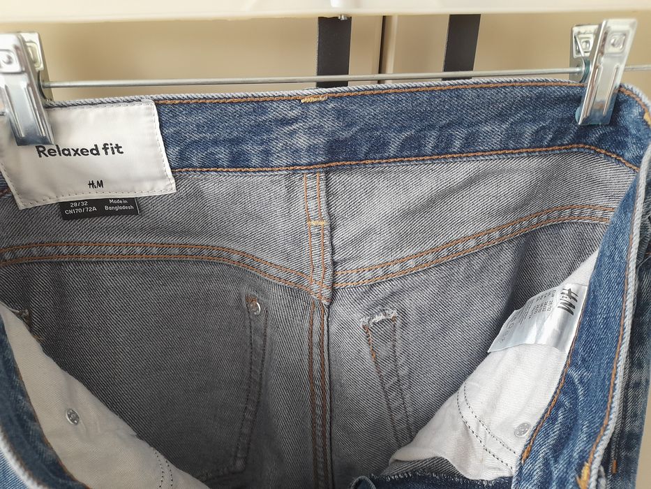 Jeansy H&M relaxed fit meskie chłopięce 28/32 CN 170/72A