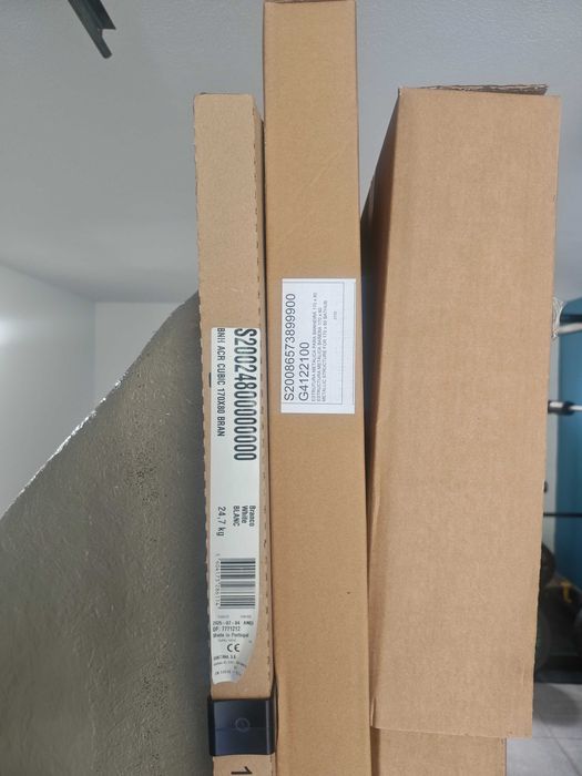 Banheira branca 170x80 completa! NOVA - EMBALADA