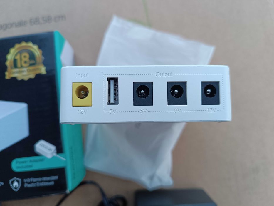 Новый ДБЖ для роутера ONU MARSRIVA 14000mAh Smart Mini DC UPS KP3