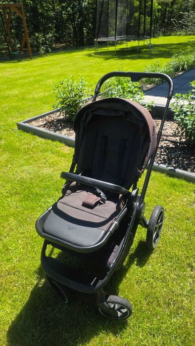 Muuvo spacerówka QUICK Z gondolą OD 3.0 wózek dziecięcy 2w1 akcesoria BLACK