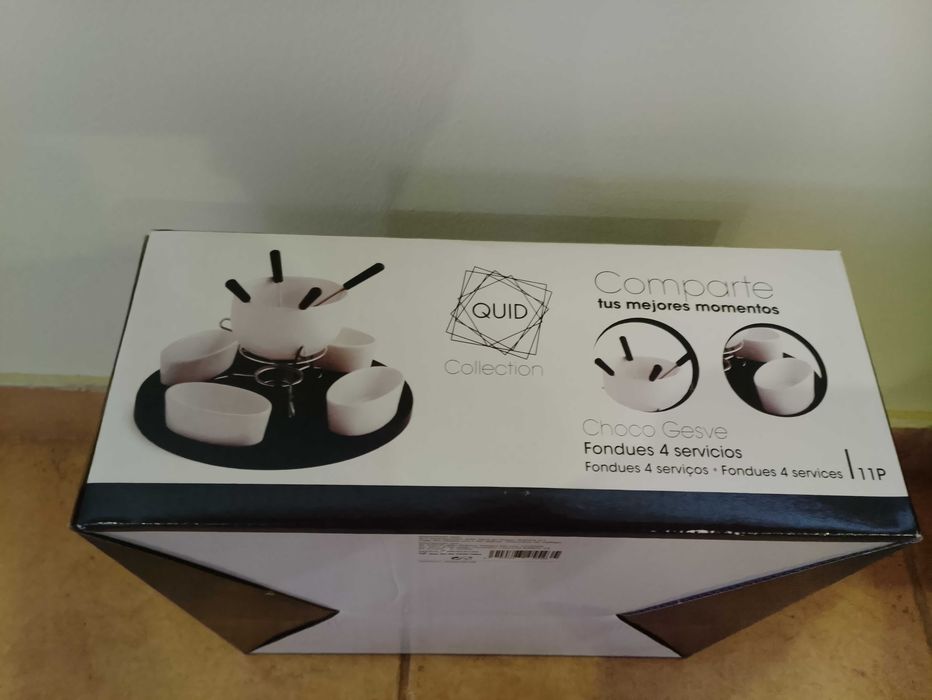 Fondue de Cerâmica para 4 Pessoas - NOVO