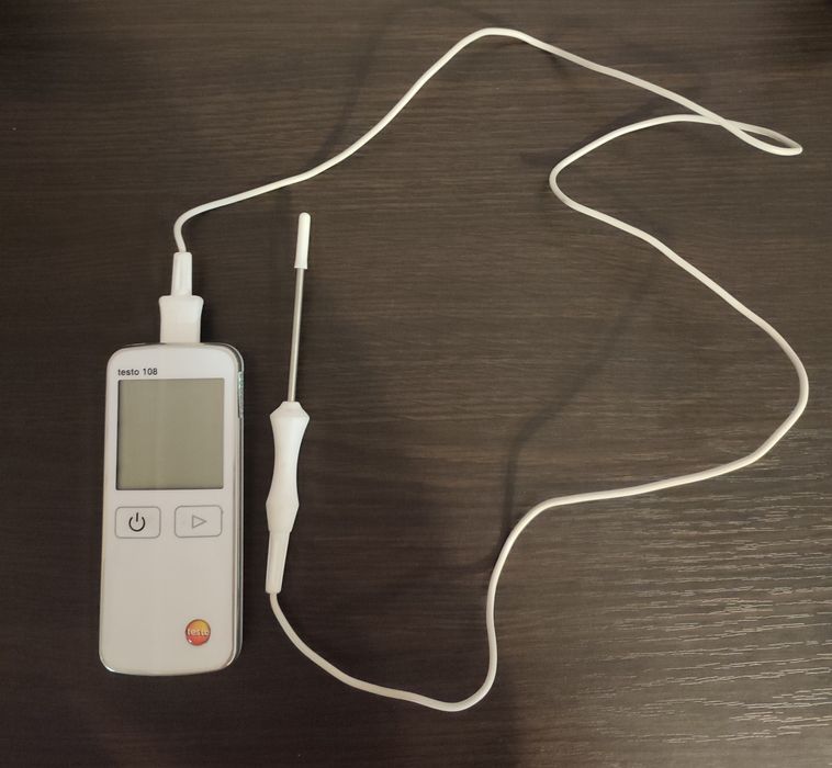 Професійний термометр Testo 108 (оригінал, лабораторний, IP67)