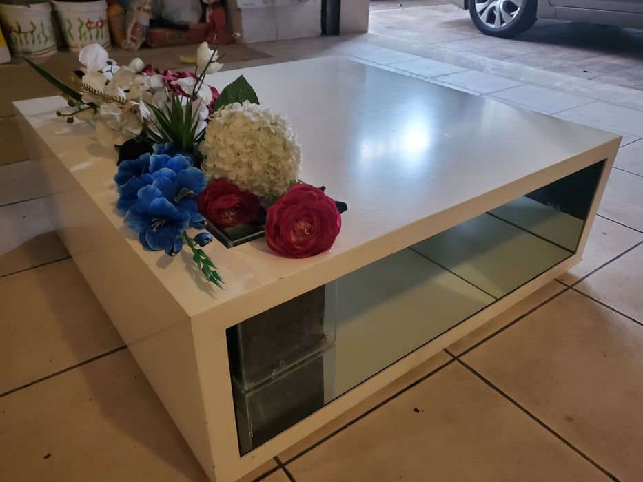 Mesa de centro sala estar 100x100