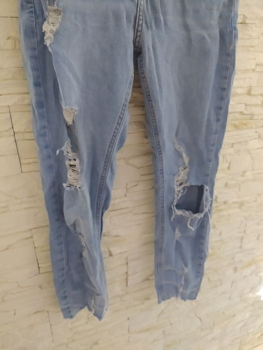 Skinny New look roz 36 dziury przetarcia