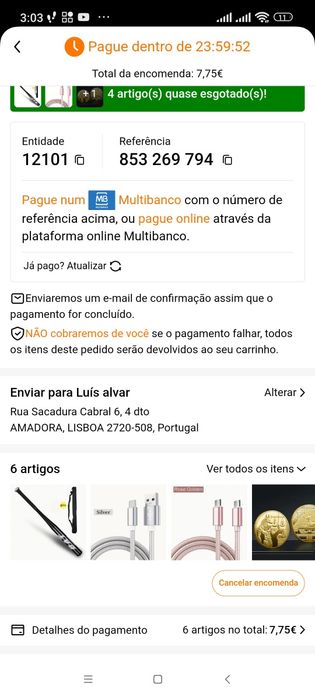 20 caixas plásticas de armazenamento c\ 3,4cm