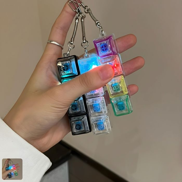 Брелок-клавіатура антистрес | Брелок з кейкапами