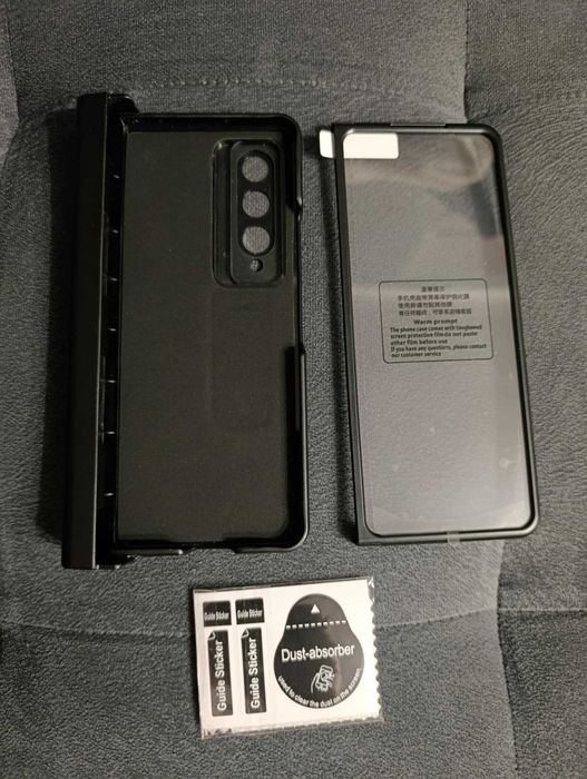 Etui do Samsung Galaxy Z Fold 4 z rysikiem stojakiem czarny