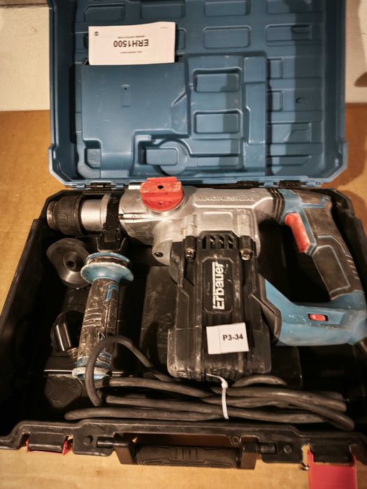 Młotowiertarka Erbauer 1500W | SDS+ | 6 kg | kucie + wiercenie P3-34