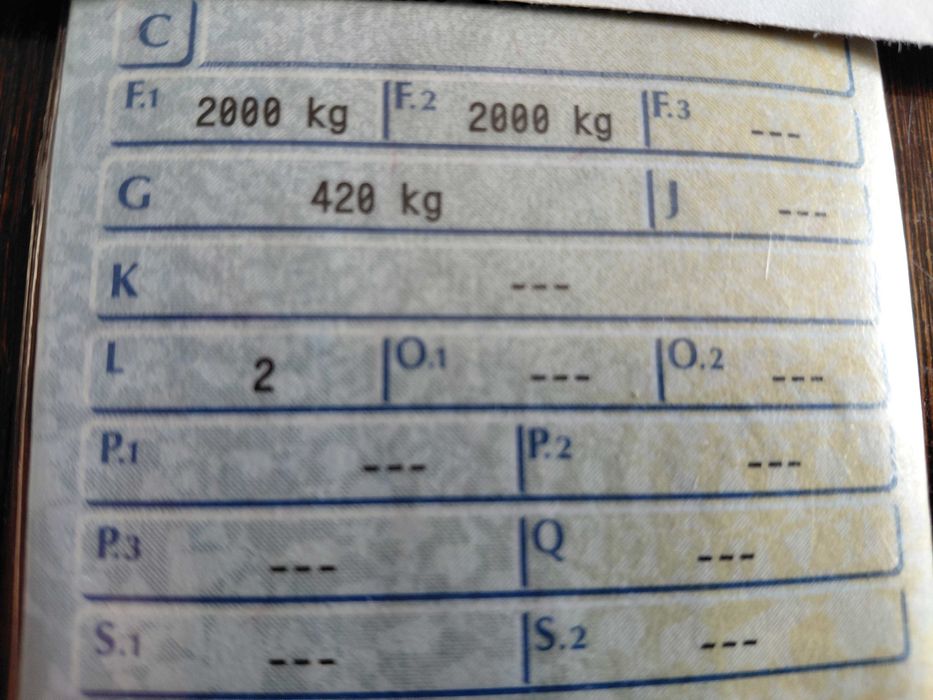 Sprzedam.Przyczepa ciężarowa 2000 DMC,burty aluminiowe