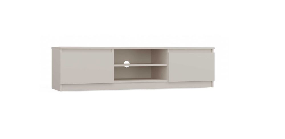 Szafka RTV 140 Cm Pod Telewizor Schowek TV Kolor: KASZMIR lub GLINA