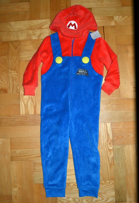 5# Super Mario strój piżama przebranie 3/4 lat_104 cm