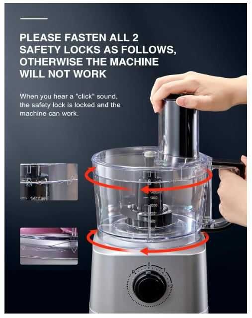 Robot kuchenny Yabano 6 w 1, 20 funkcji 1.4l 700W