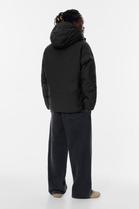 Стьобаний дощовик з капюшоном   xs s m pullandbear