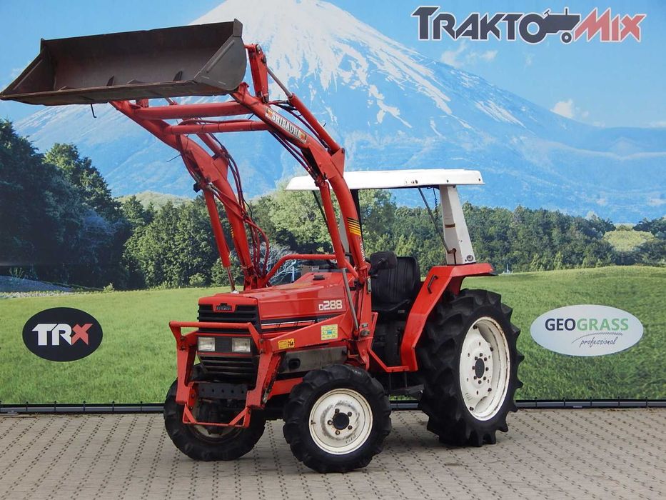Traktor japoński Shibaura D288 z oryginalny ładowacz czołowy TUR