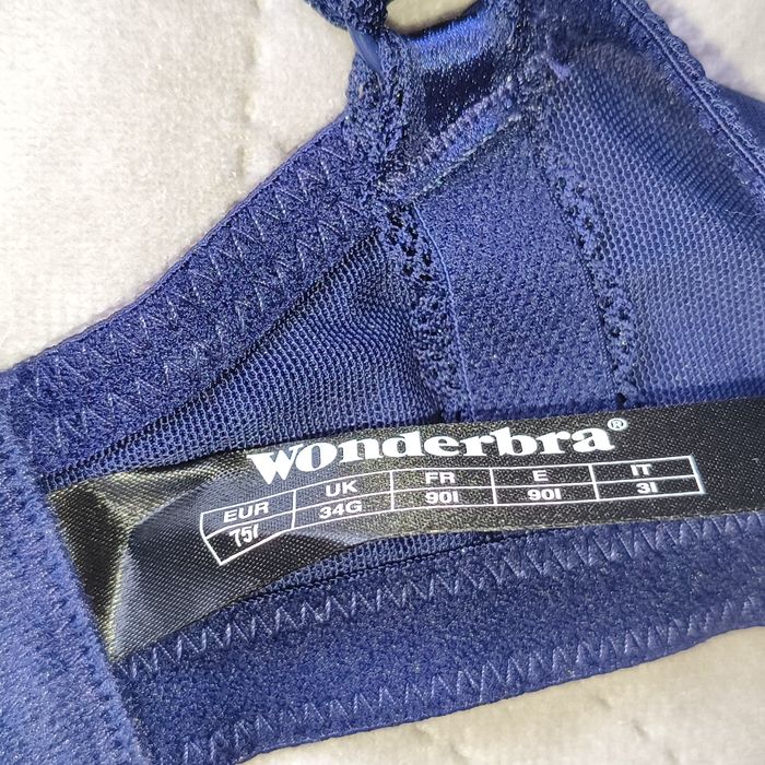 Wonderbra modelujący koronkowy stanik do dekoltów 75I Nowy