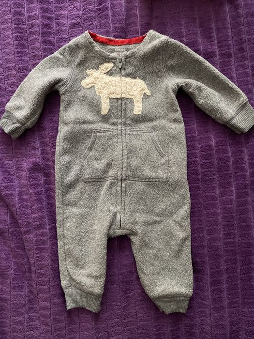 Carter’s флісовий ромпер чоловічок 3 міс 12м 18 м
