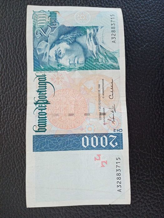 Nota de 2.000,00 escudos