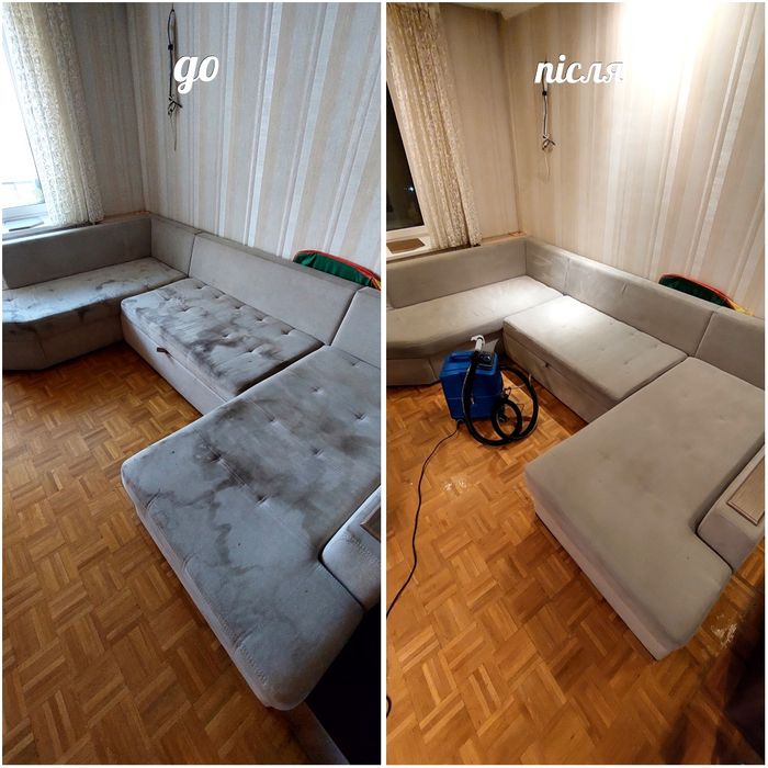 Хімчистка м'яких меблів та килимів!! Знижка до 30%. Клінінг.