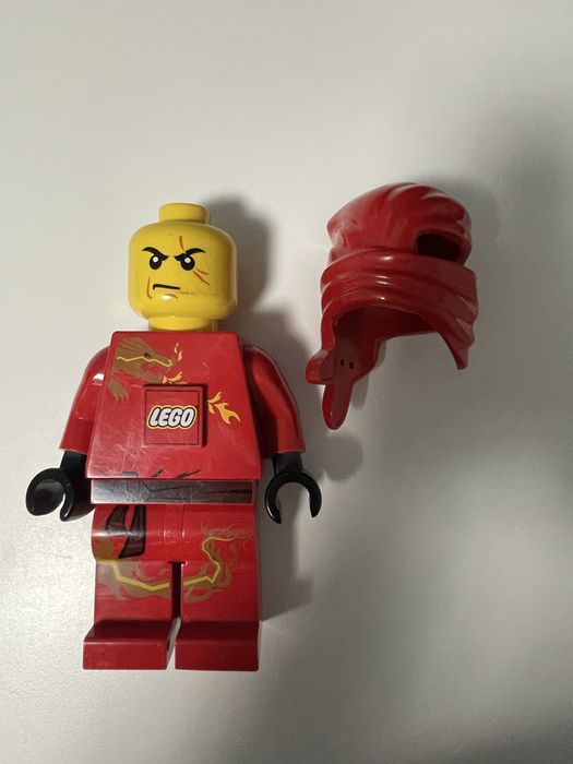 Lega Ninjago Led Torch flashlight XL red Ninja Kai mini figurka
