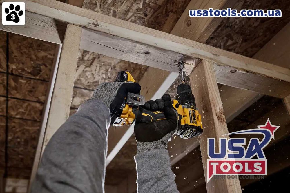 Дриль-шурупокрут ударний безщітковий 77 нм 18/20В Li DeWALT DCD799B (без акб)