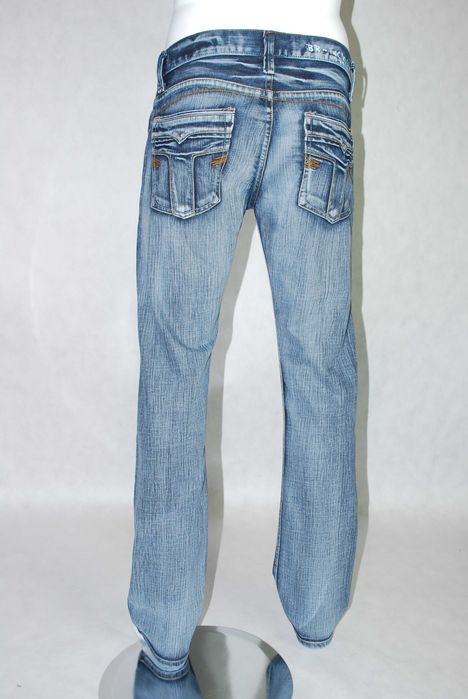 Jeansy krój prosty szeroki B You Can 481-2 pas 92, 86, 84, 80