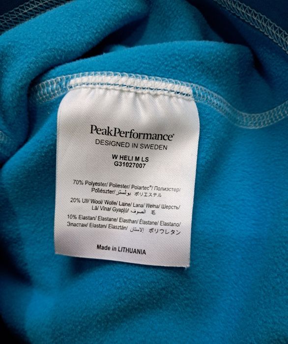 Зіп худі кофта Peak Performance Heli Mid Jacket