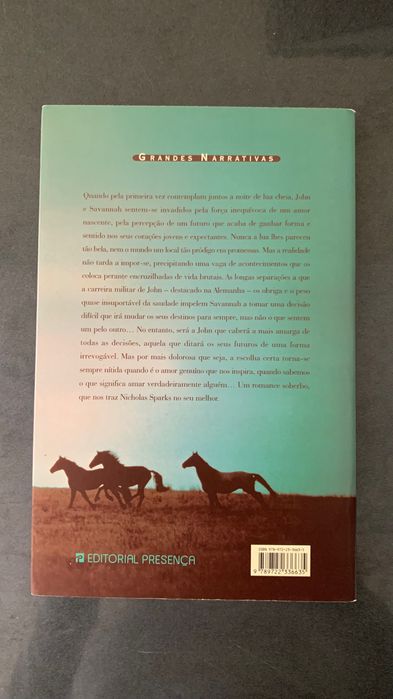 Livro “Juntos ao luar” de Nicholas Sparks