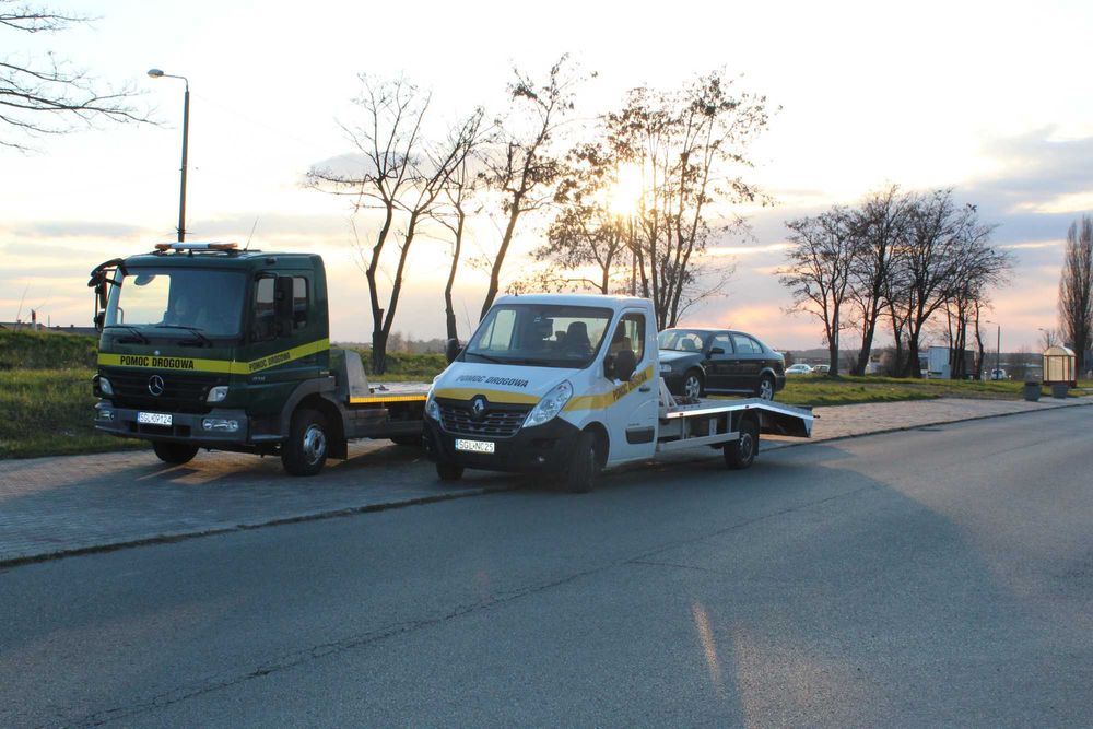 Pomoc Drogowa 24H Laweta Tarnowskie Góry Transport PL UE Maszyn do 6T