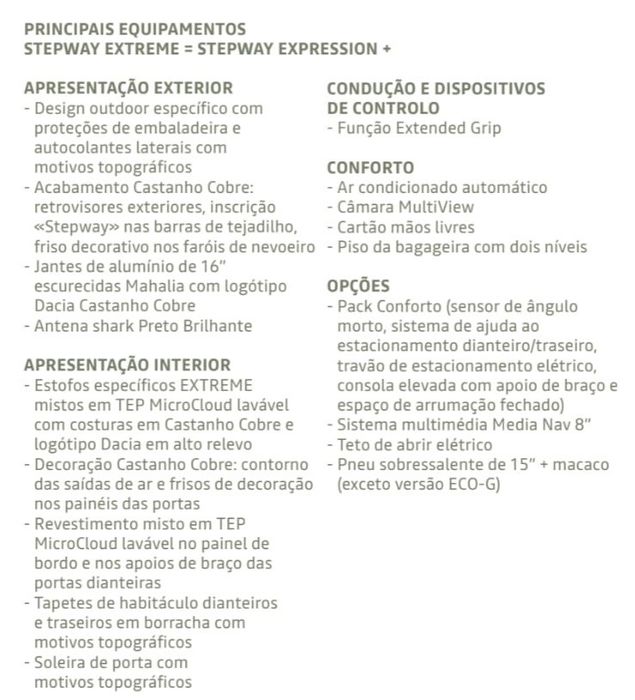 Dacia Sandero Stepway Extreme Eco G100