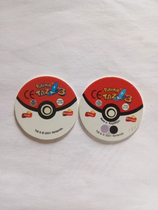 Tazos Pokémon originais Matutano