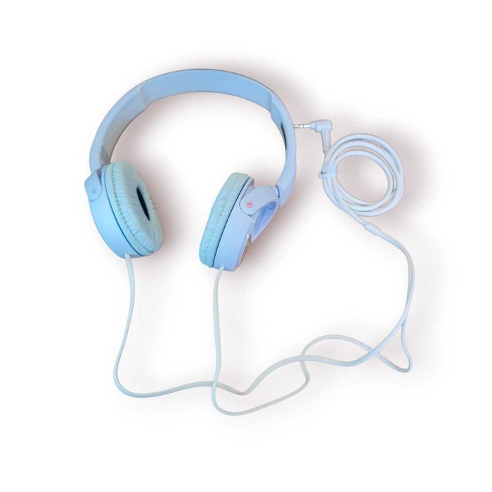 Auscultadores SONY MDR-ZX110 – com fio, cor branco –(nunca utilizados)