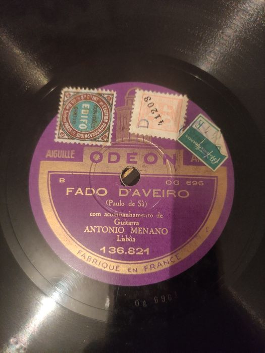 Discos de vinil antigos.