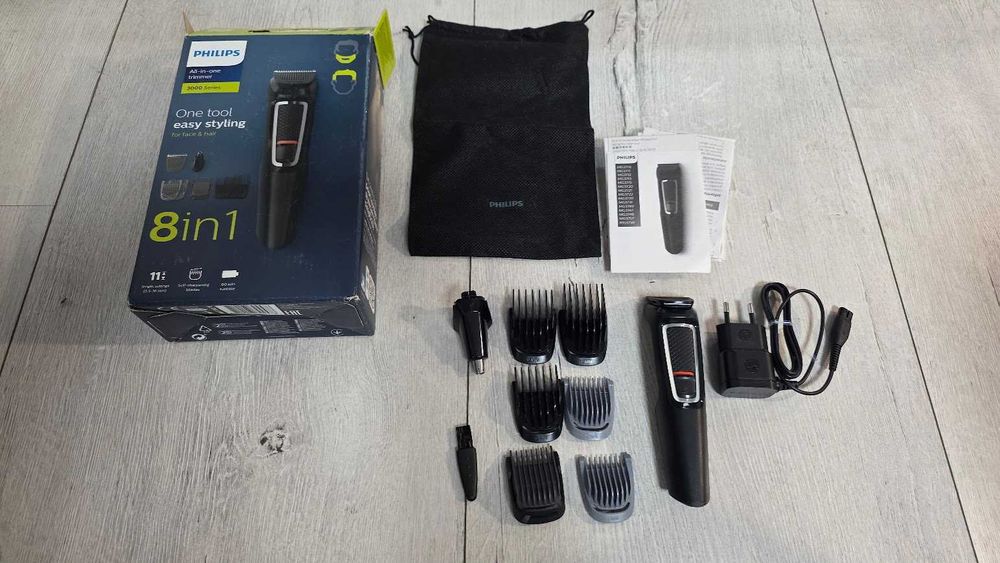 Maszynka do strzyżenia Trymer Philips MG3730/15  8w1  trymer do nosa