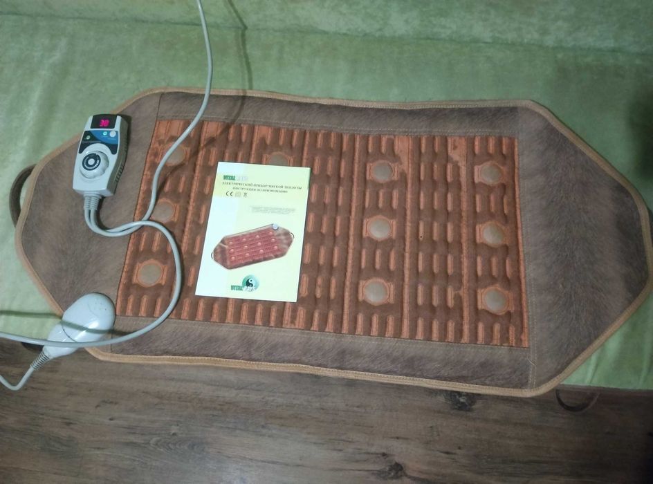 Термомассажный прибор в виде матрасика