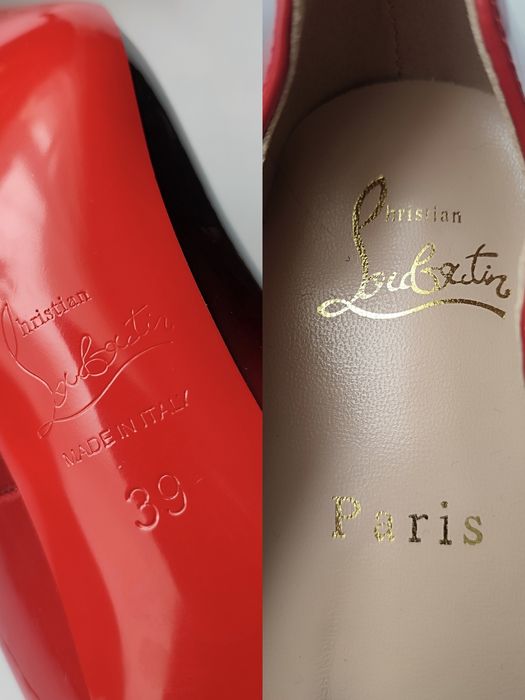 Лакові туфлі на підборах Christian Louboutin  оригінал