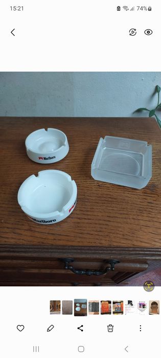 cinzeiro 3 euros cada