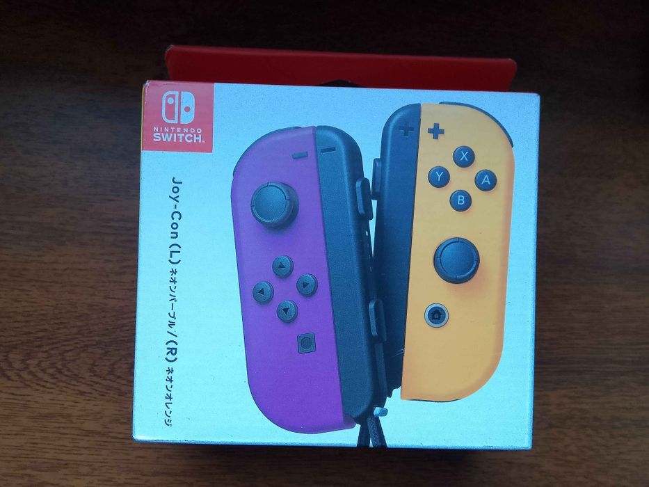 Joy Con Purple/Orange Pomarańcz/Fiolet Nowe Switch