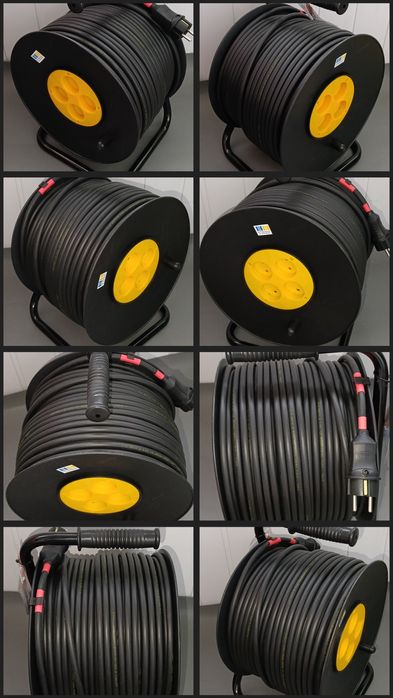 60-100м удлинитель на катушке подовжувач на котушці  кабель КГ ПВС