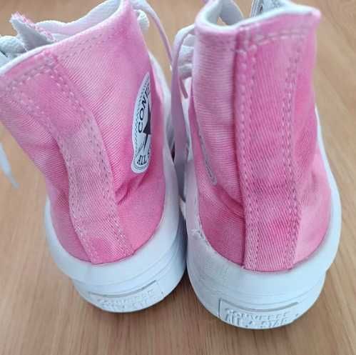 Tenis All Star plataforma Rosa