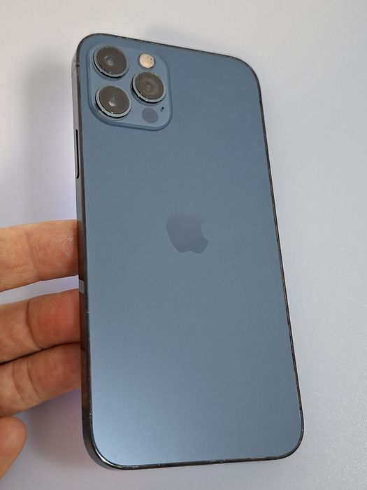 iPhone 12 Pro APPLE (6.1'' - 128 GB - Azul Pacífico) - Oferta Capa Original Cabo e Carregador tudo NOVO