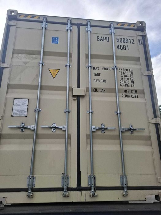 I Kontener morski magazynowy 40'HC rok2024 beżowy super kondycja