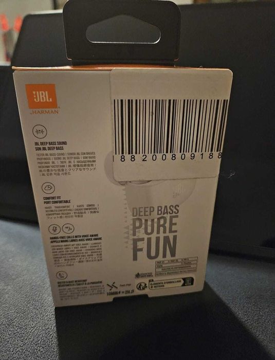 Auriculares True Wireless Bluetooth JBL Wave Beam - Branco