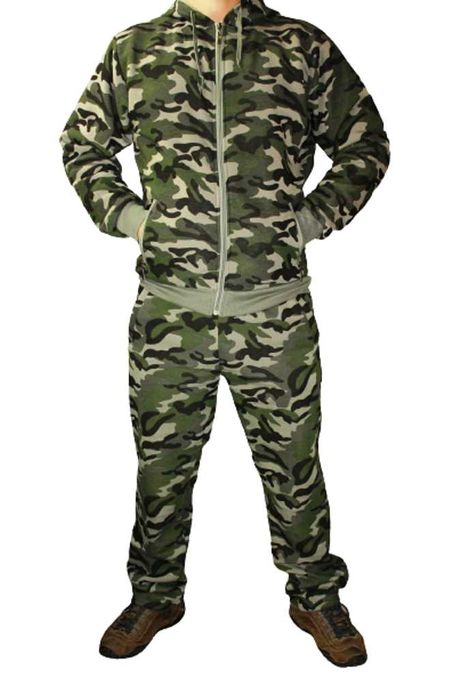 OCIEPLANY komplet dresowy męski bluza na suwak z kapturem roz M-9XL