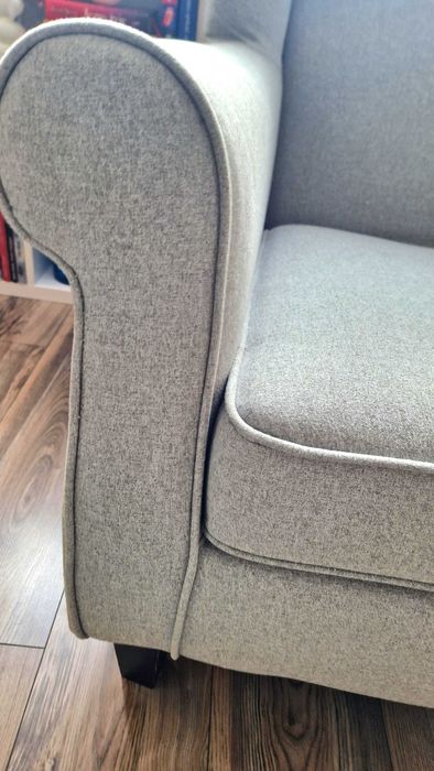 Fotel uszak jasno niebieski