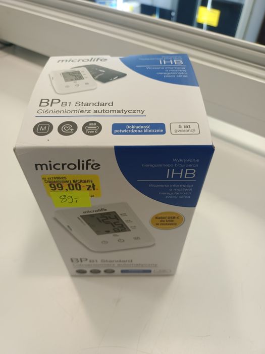 Ciśnieniomierz Automatyczny MicroLife Nowy Usb-C Komis Madej Sc