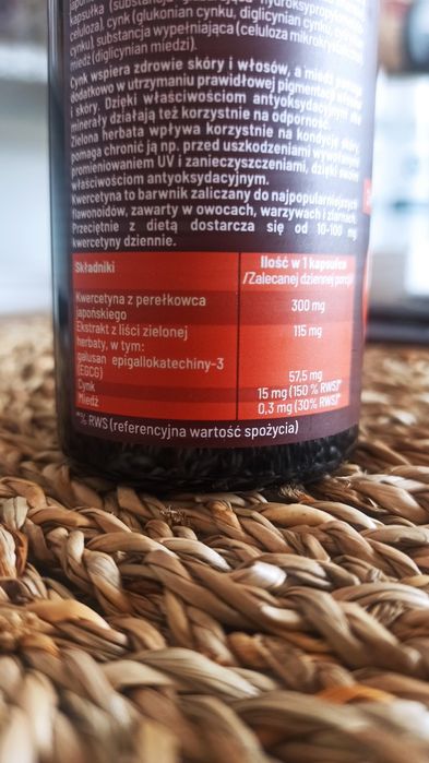 Cynk 15mg. z kwercetyną