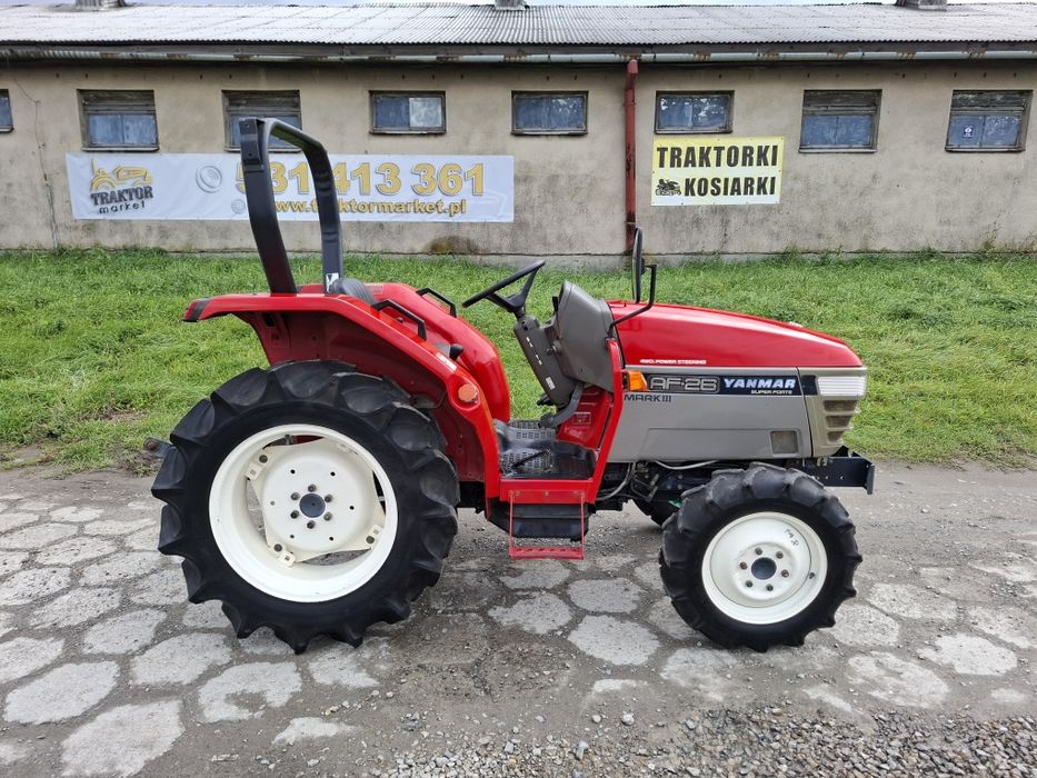 RATY Traktor traktorek 4x4 Yanmar AF 26 km Wspomaganie rewers śliczny