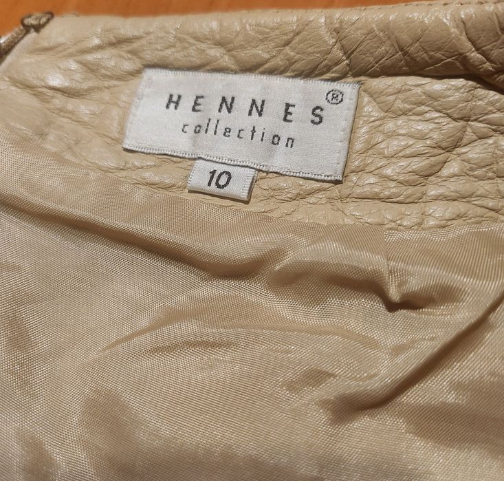 Вінтажна шкіряна спідниця H&M. Кожаная юбка