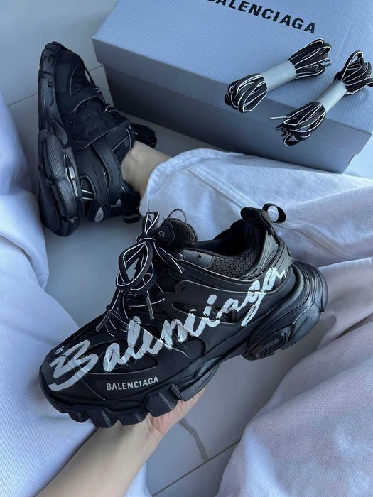 Кроссовки Balenciaga Track 1 Signature Black White ОРИГИНАЛ